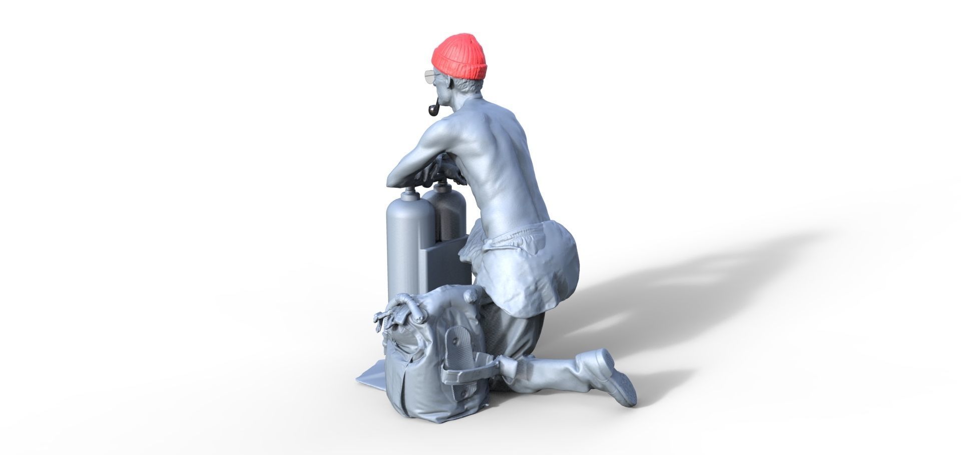 Figure Jacques type B for Calypso ship 3D print model_1