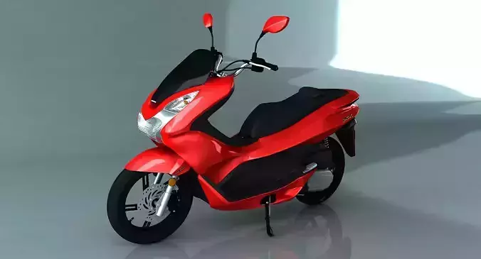 Honda PCX Scooter 3d Model