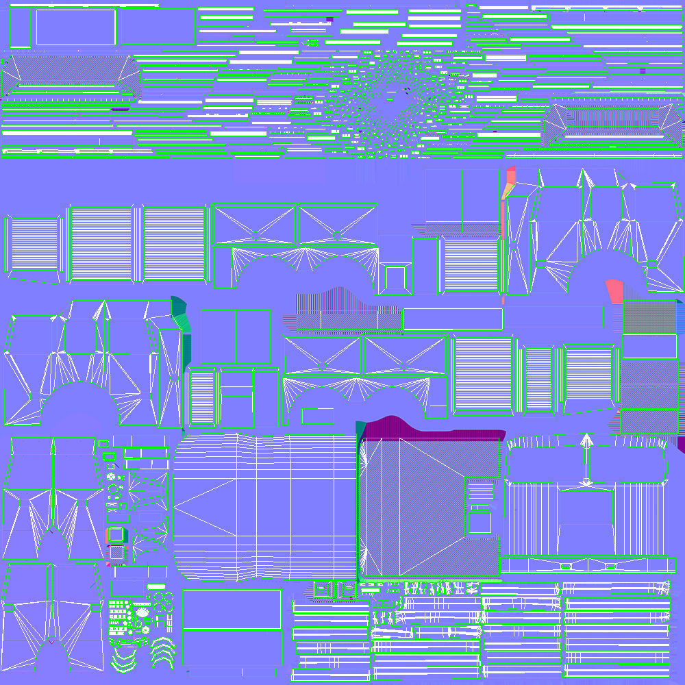 Fire Truck Aerial Platform Miame Dade Low-poly 3D model_52