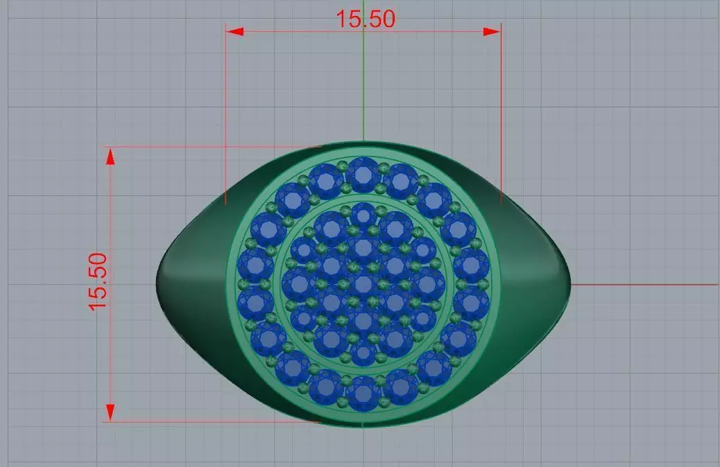 Signet Ring model 3D print model_0