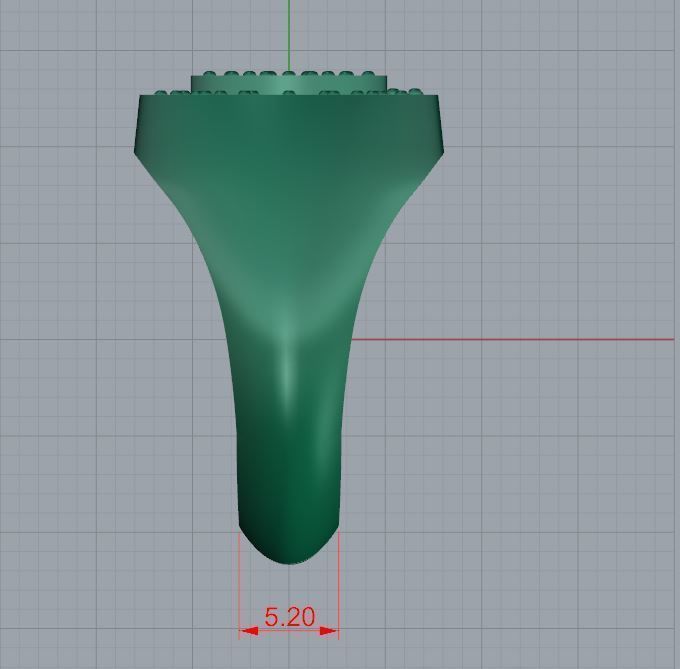 Signet Ring model 3D print model_2