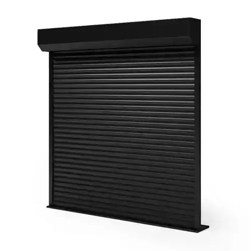 Black Roller Door