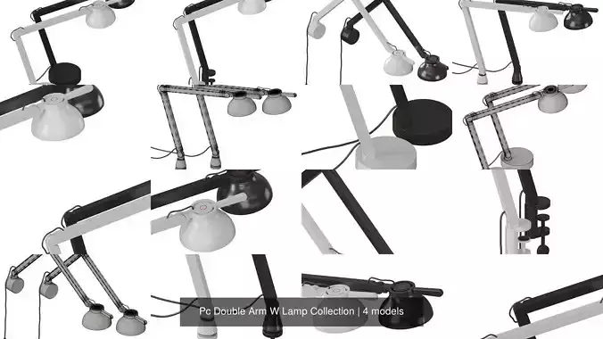 Pc Double Arm W Lamp Collection