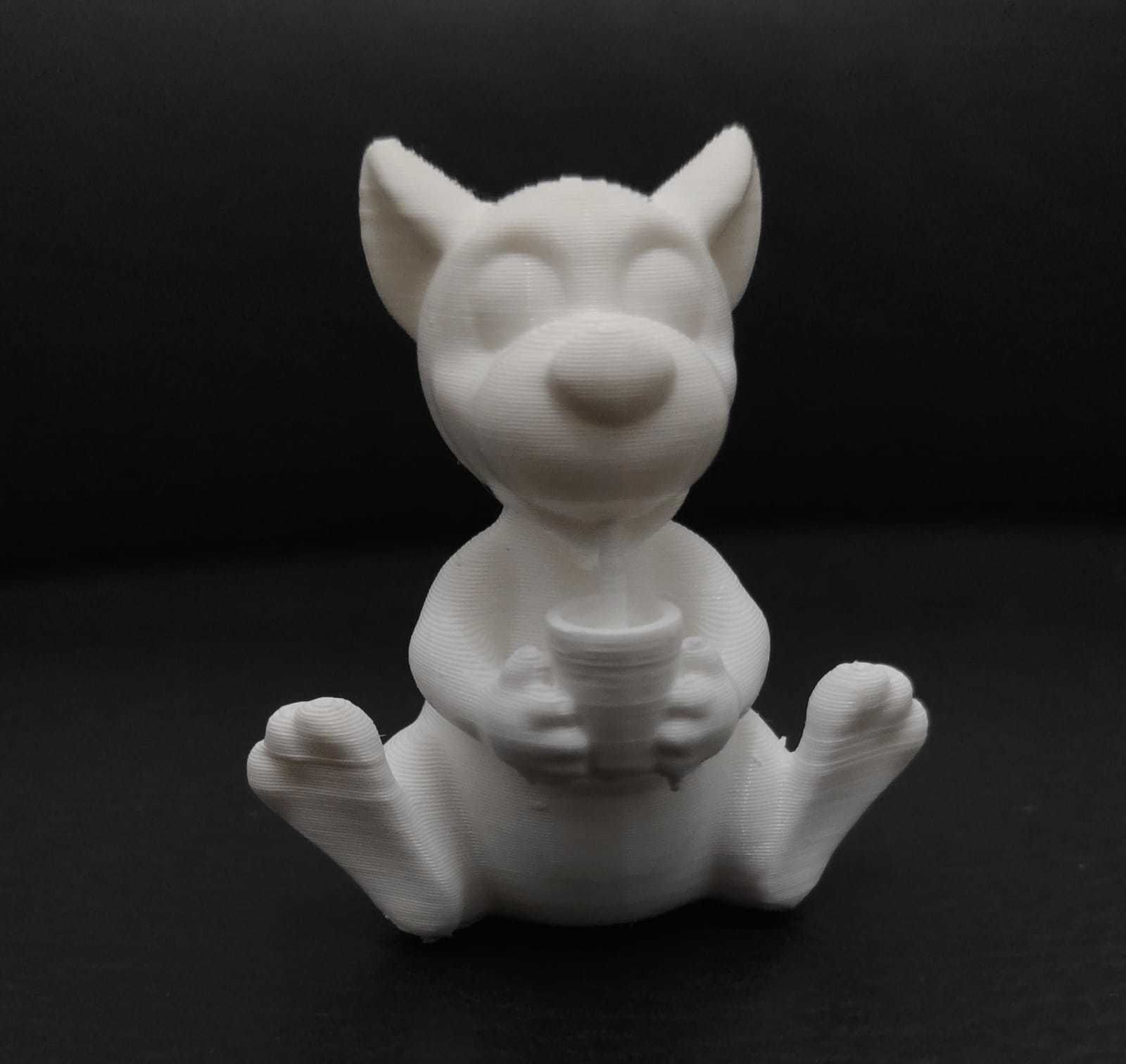 Kangaroo Drinking Juice 3D print model_10