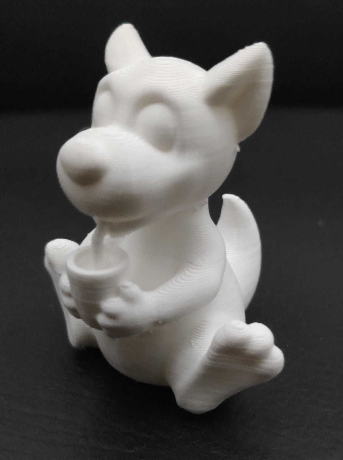 Kangaroo Drinking Juice 3D print model_9