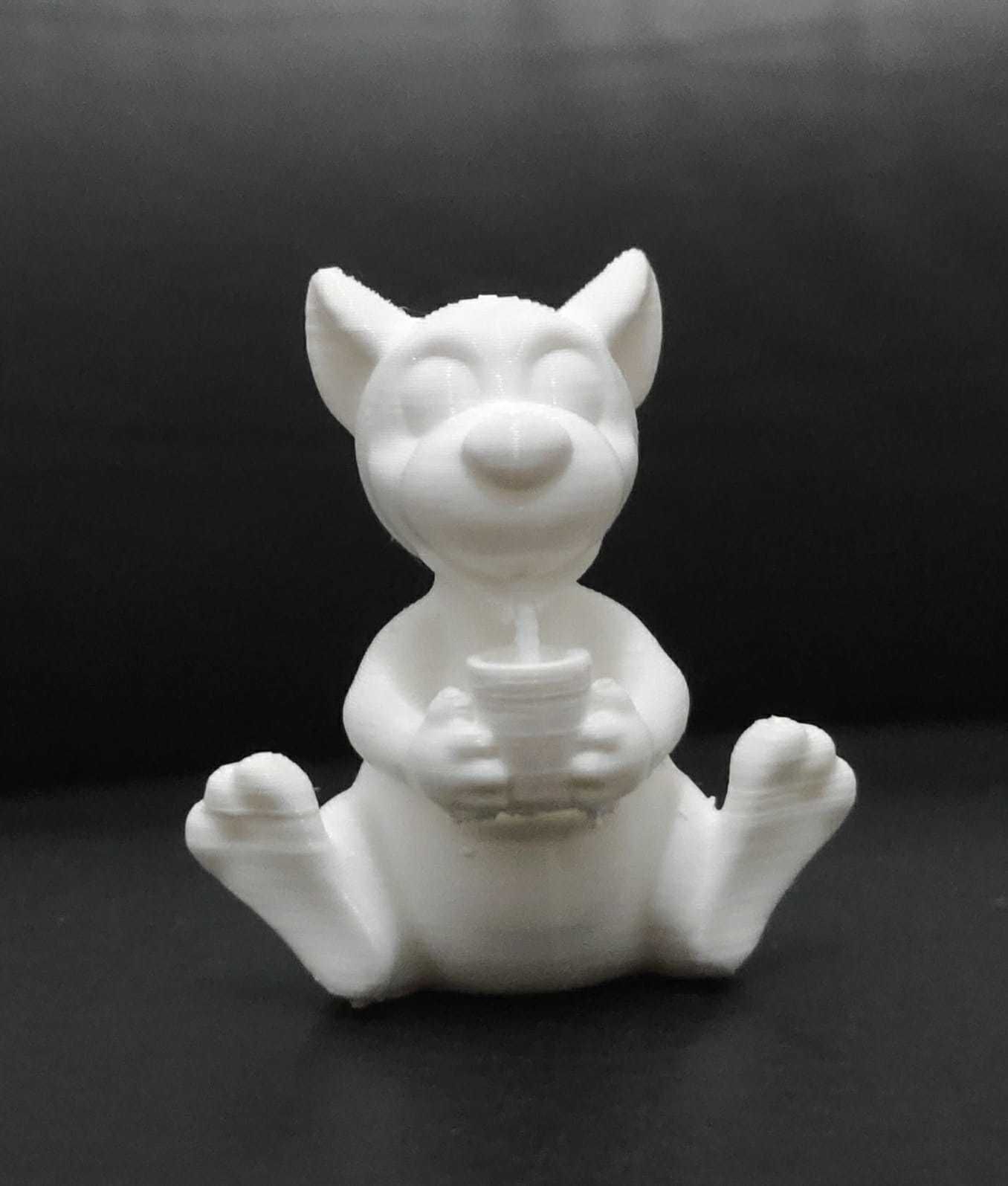 Kangaroo Drinking Juice 3D print model_4