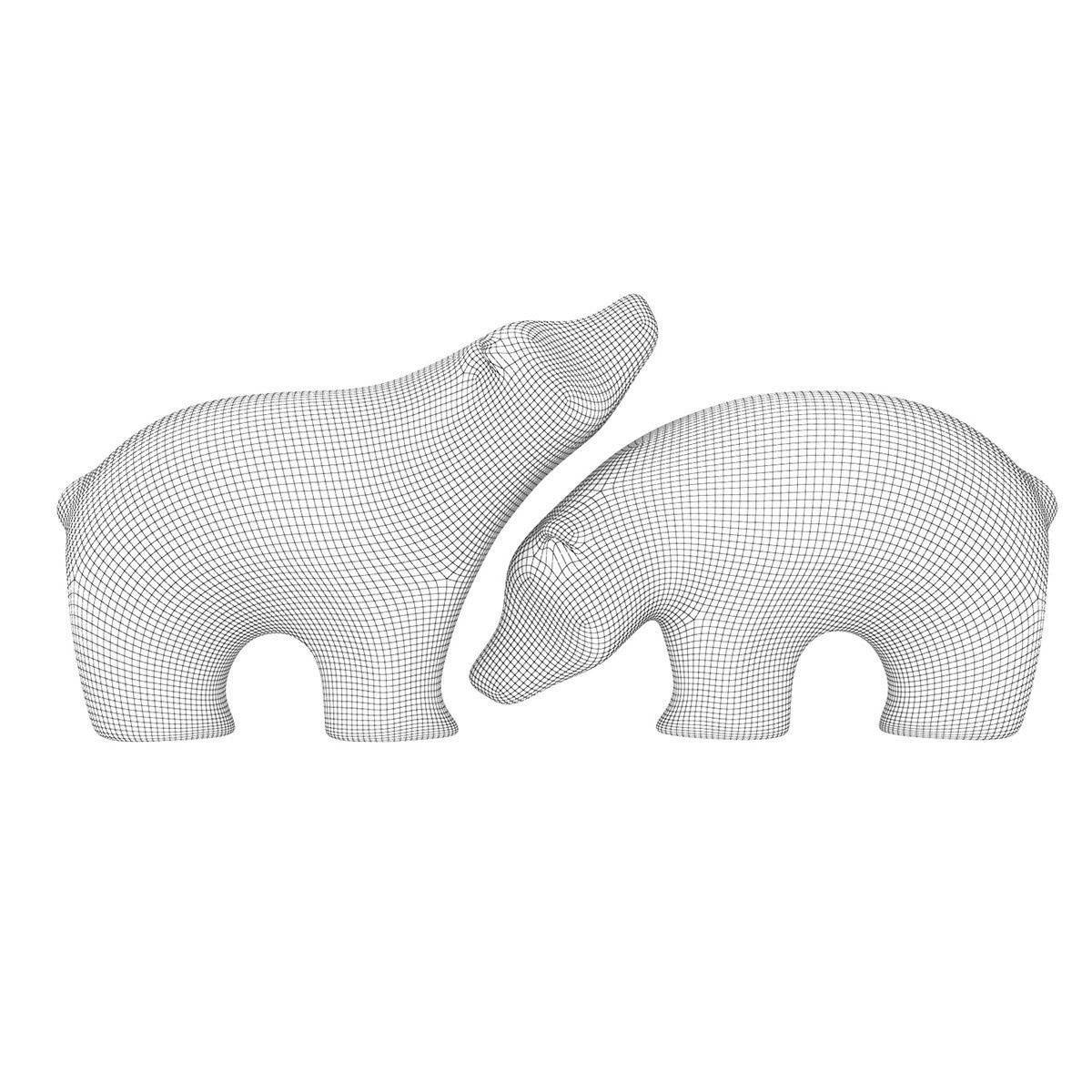 bear decor 3D model_1