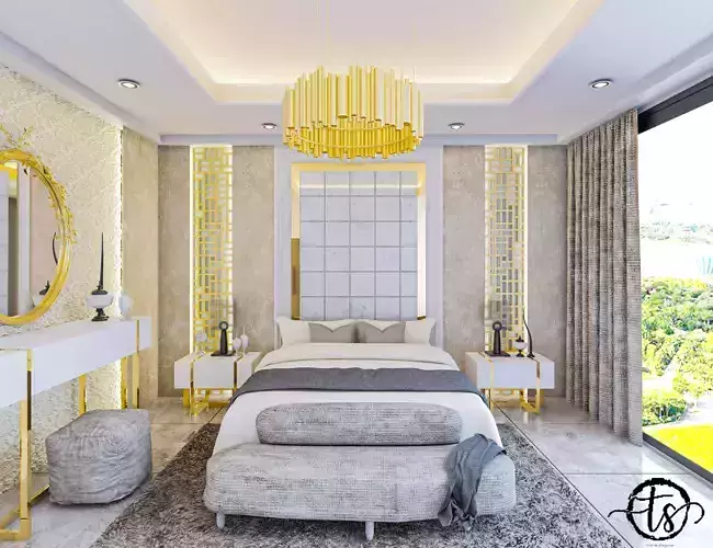 classic bedroom 3D print model