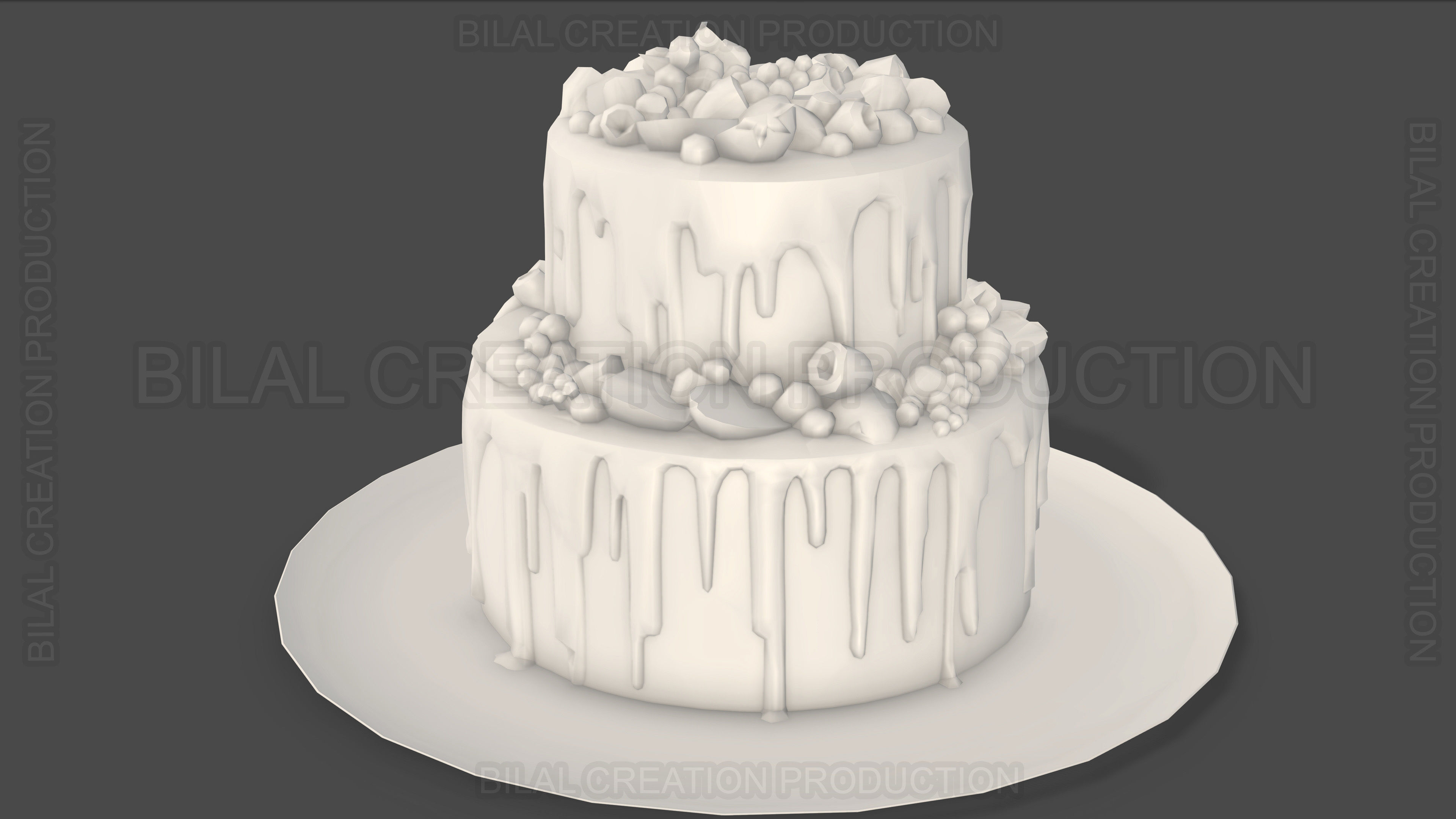 Fruit Cake 3D model_14