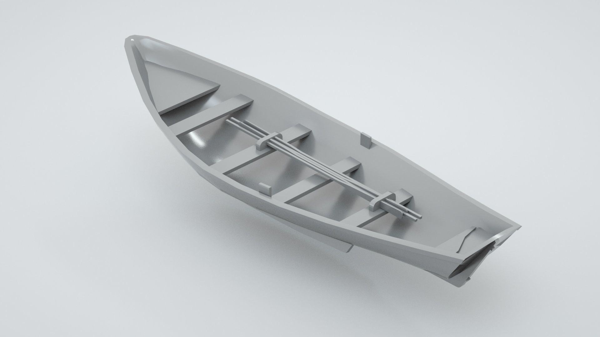Lifeboat - Type 5 - World War 2 Warship 3D model_1