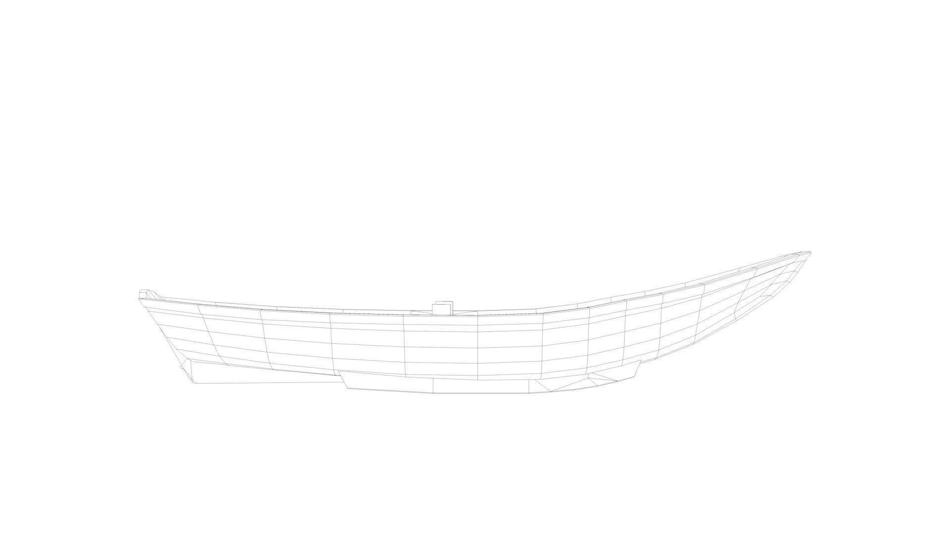 Lifeboat - Type 5 - World War 2 Warship 3D model_8