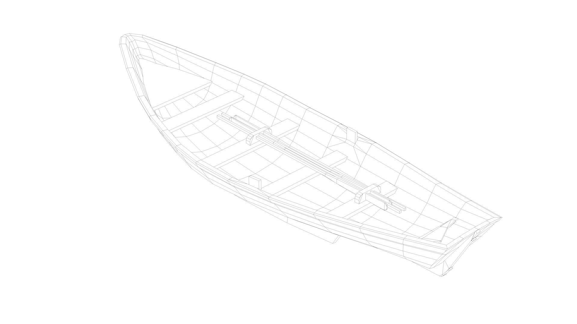 Lifeboat - Type 5 - World War 2 Warship 3D model_7