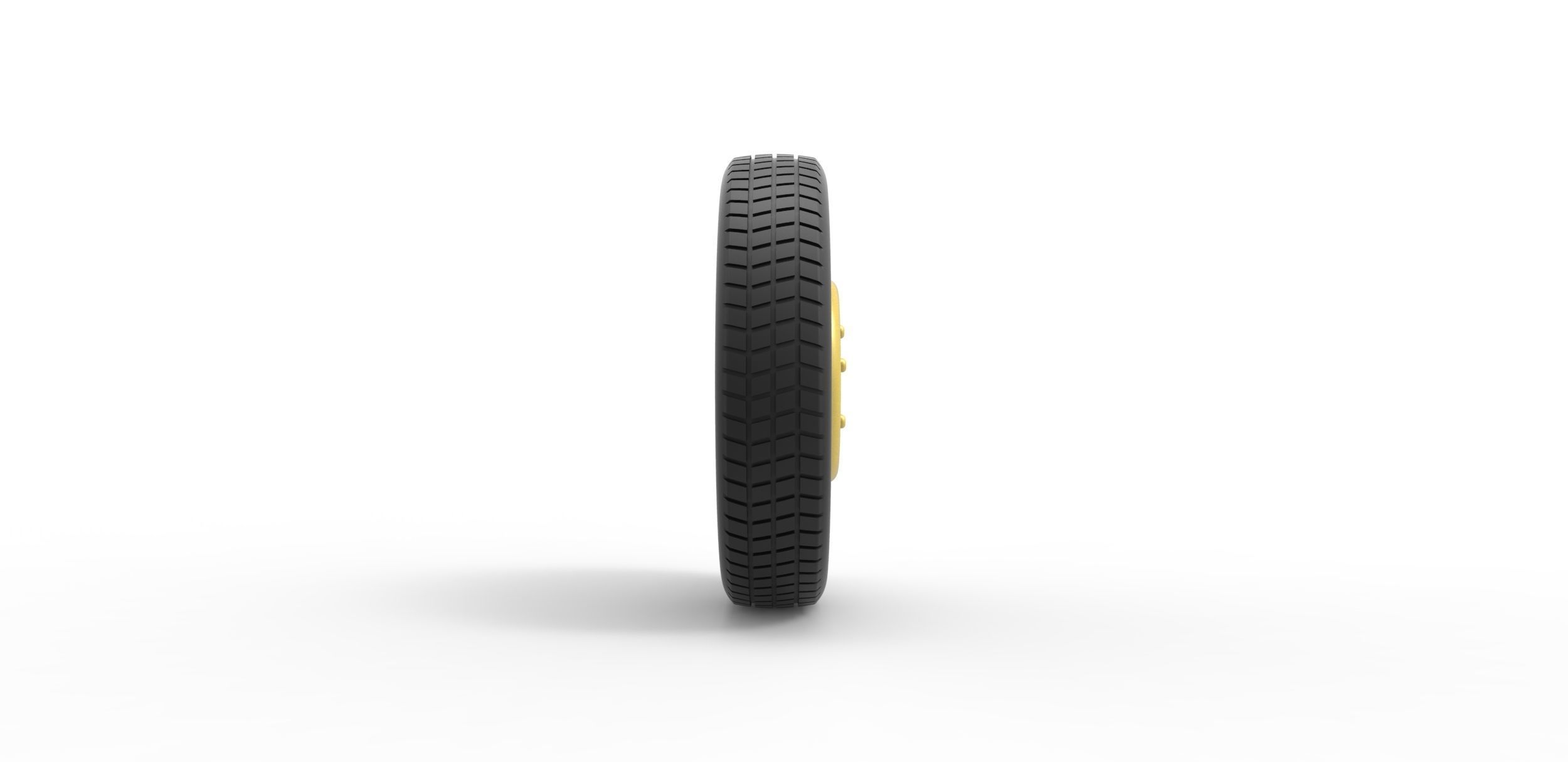 Space saver Spare wheel Scale 1 to 25 3D print model_3