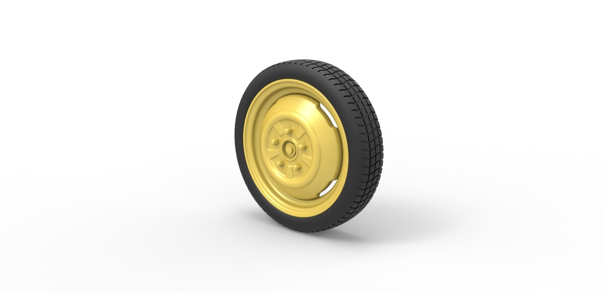 Space saver Spare wheel Scale 1 to 25 3D print model_6
