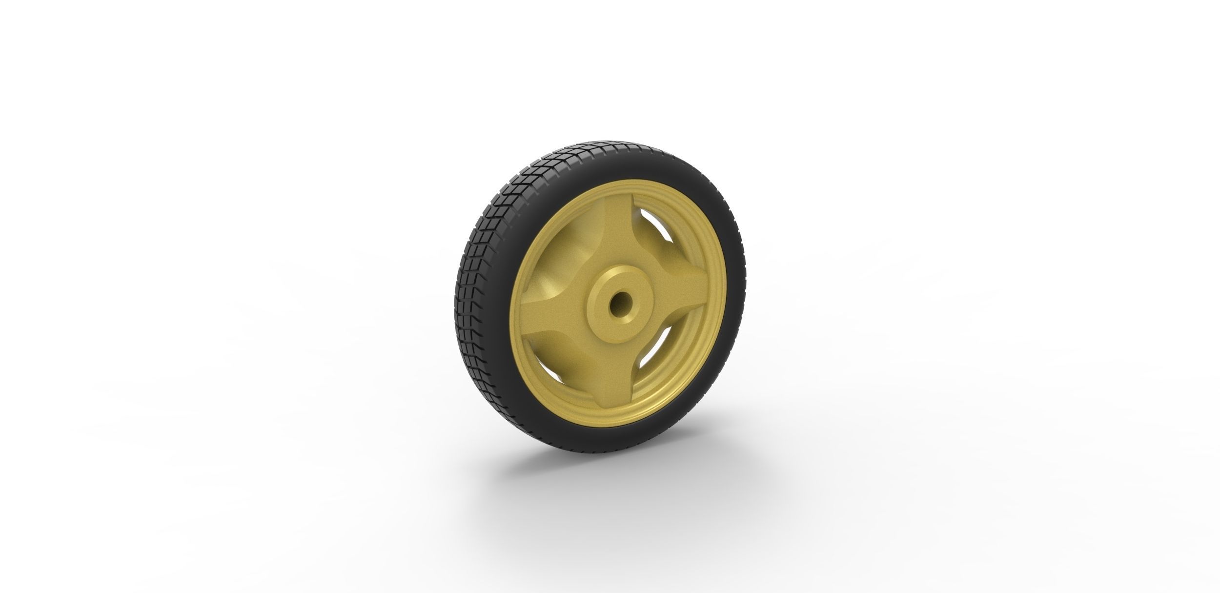 Space saver Spare wheel Scale 1 to 25 3D print model_7