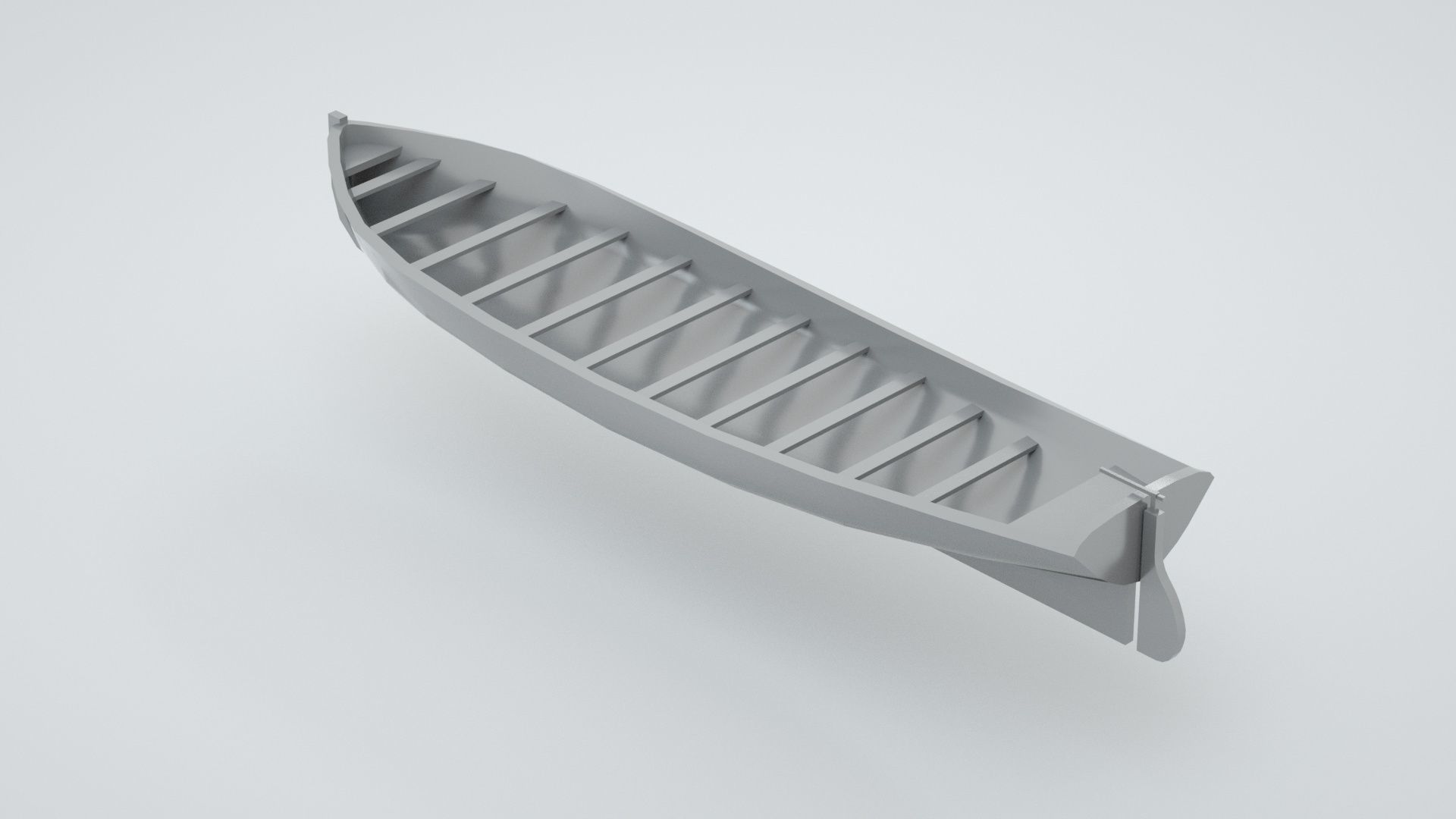 Lifeboat - Type 6 - World War 2 Warship 3D model_1