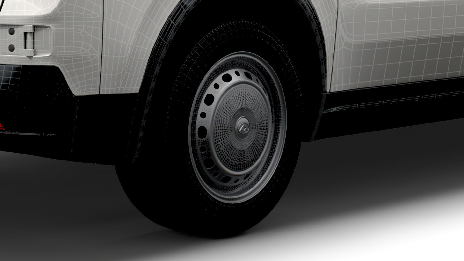 Maxus eDeliver 3 2021 wheel 3D model_5