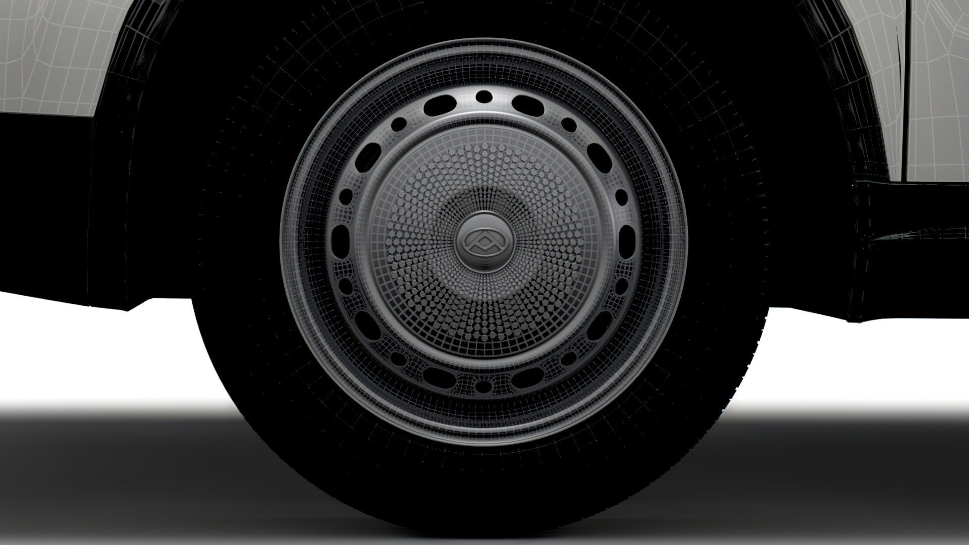 Maxus eDeliver 3 2021 wheel 3D model_4