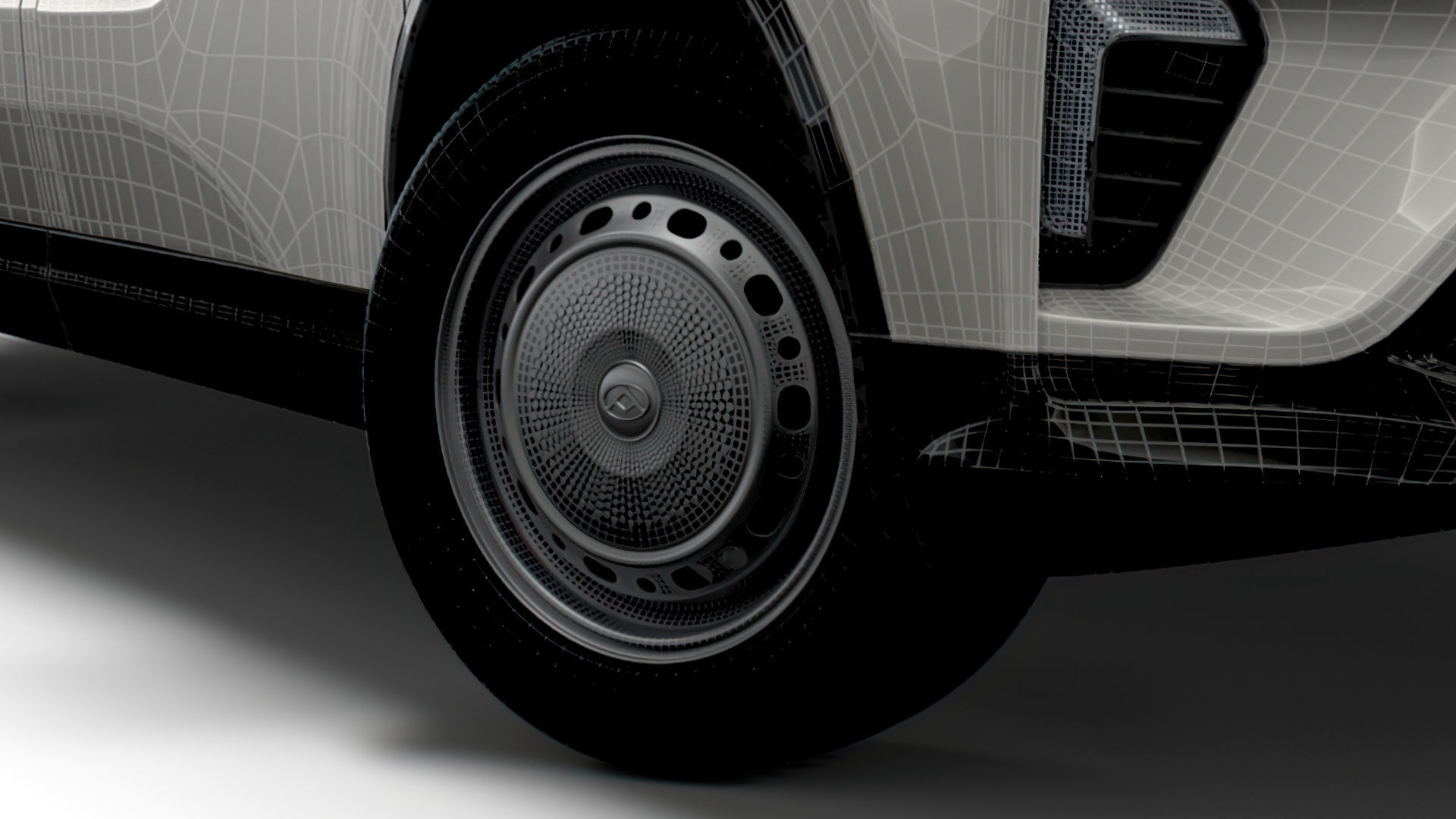 Maxus eDeliver 3 2021 wheel 3D model_3