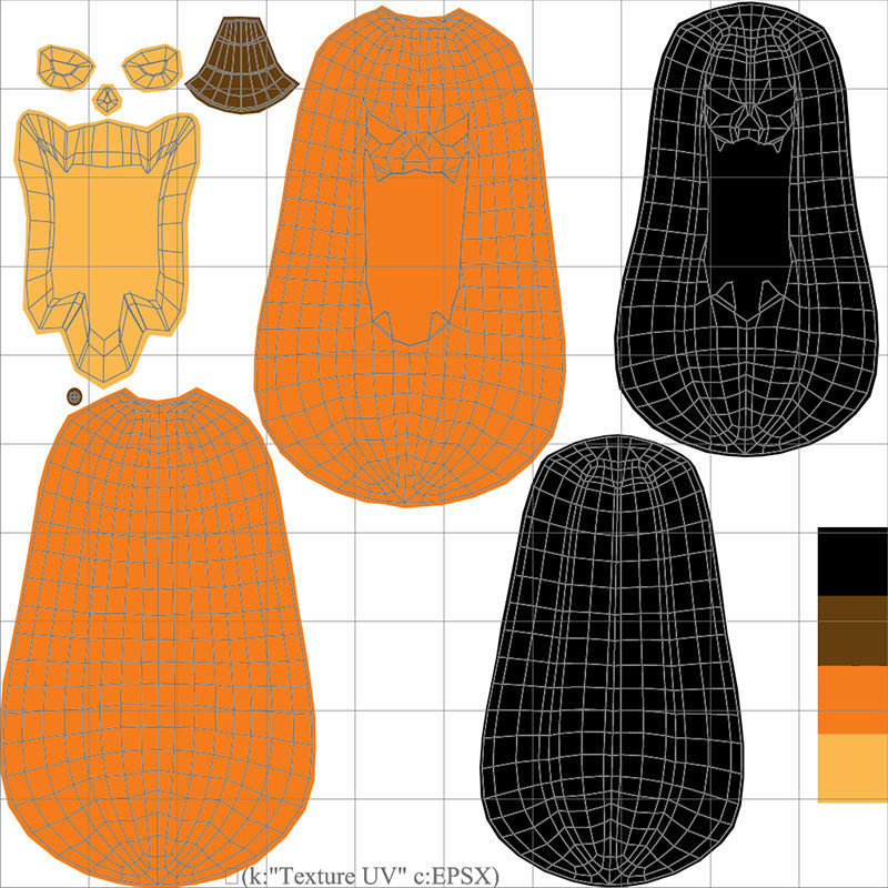 Halloween Pumpkin 3D model_18