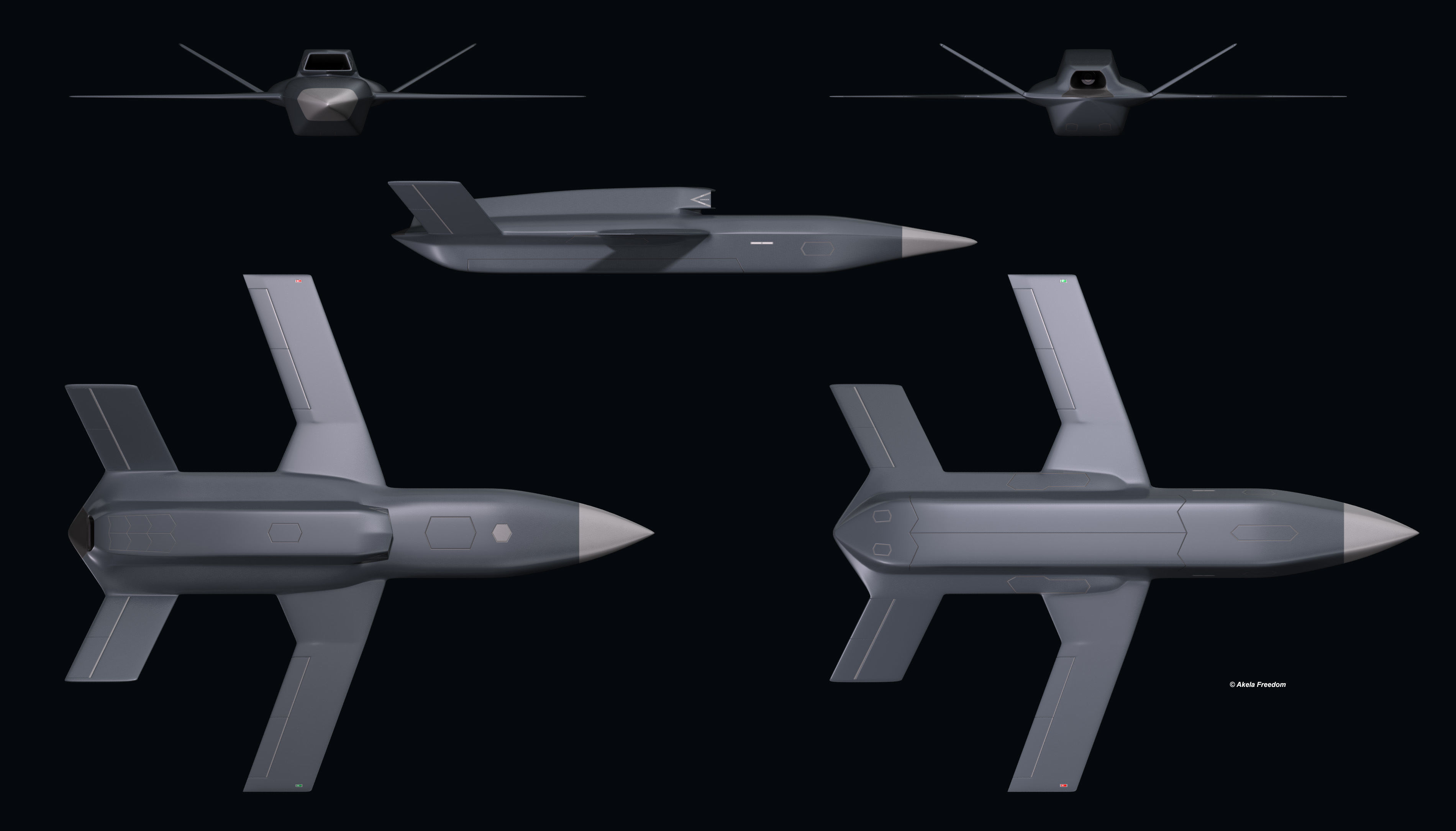 UAS Concept 2 3D model_10