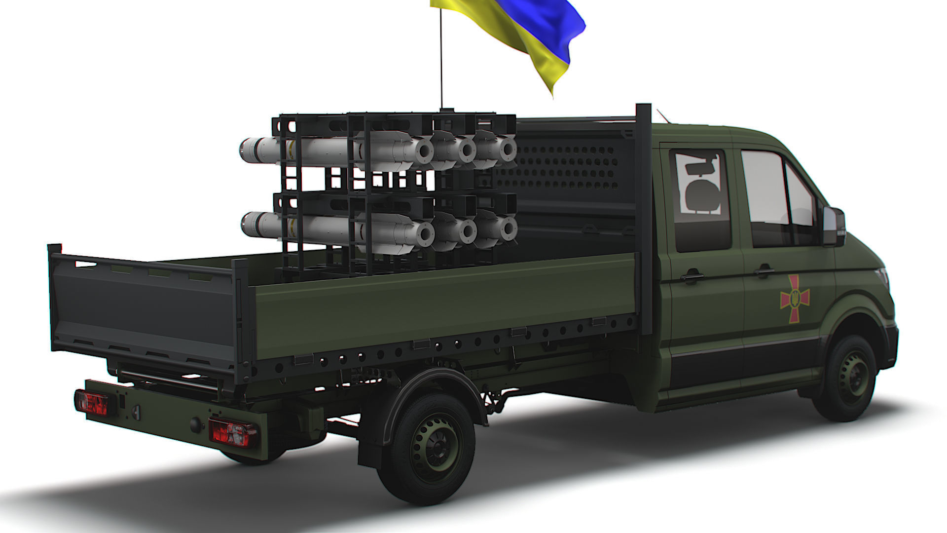 VW Crafter Brimstone SLS 2022 3D model_2