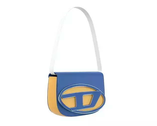 Diesel 1DR logo-plaque Bag Blue