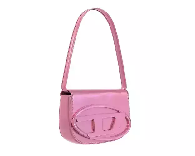 Diesel 1DR logo-plaque Bag Pink Metalic