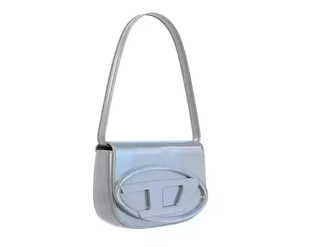 Diesel 1DR logo-plaque Bag Silver