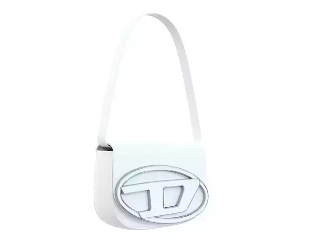 Diesel 1DR logo-plaque Bag White