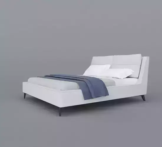 Upholstered Bed 3D model
