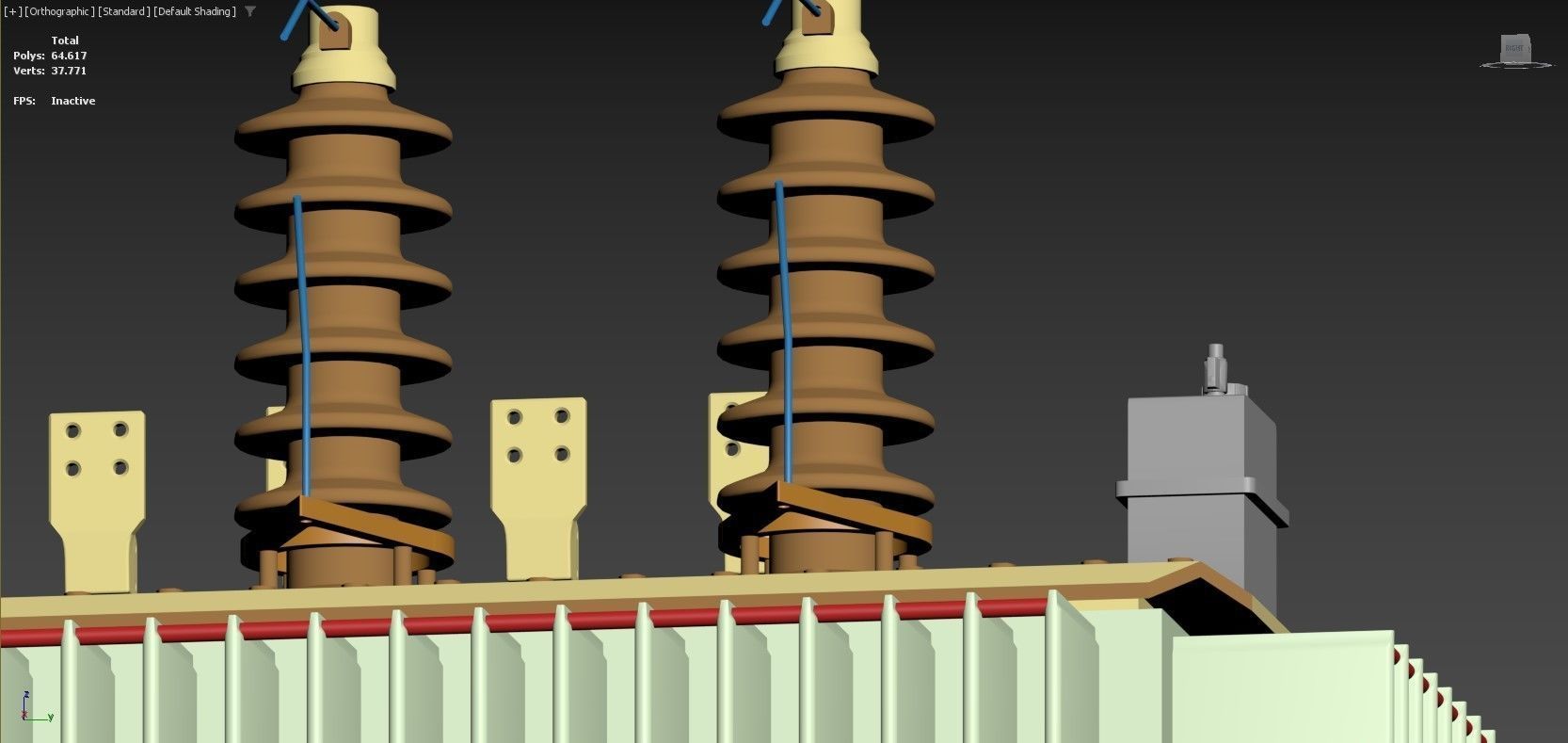 Electric transformer models 3D print model_5