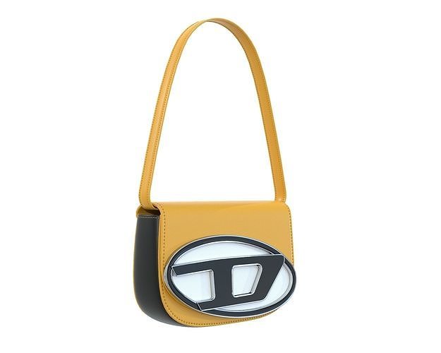 Diesel 1DR logo-plaque Bag Yellow Low-poly 3D model
