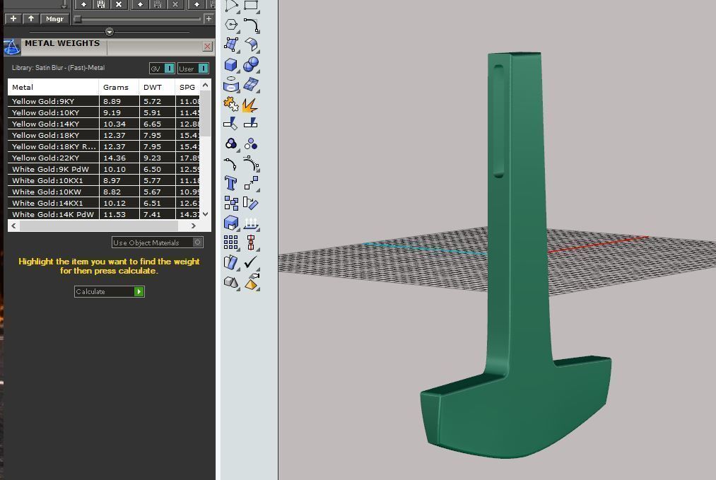 Thor hammer pendant Mjolnir 3D print model_4