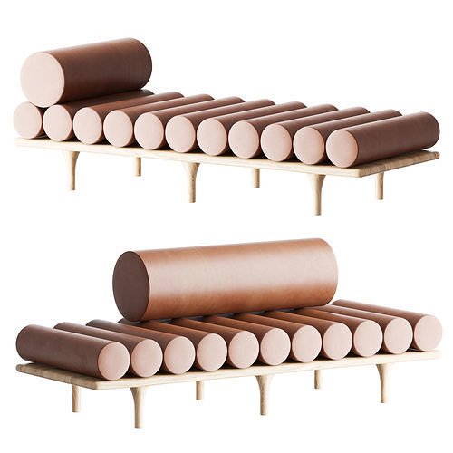 Five to Nine Daybed 3D model