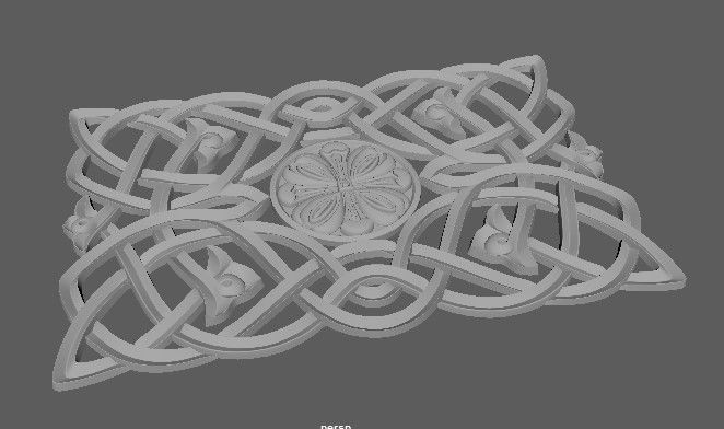 dekor ornament 3D model_1