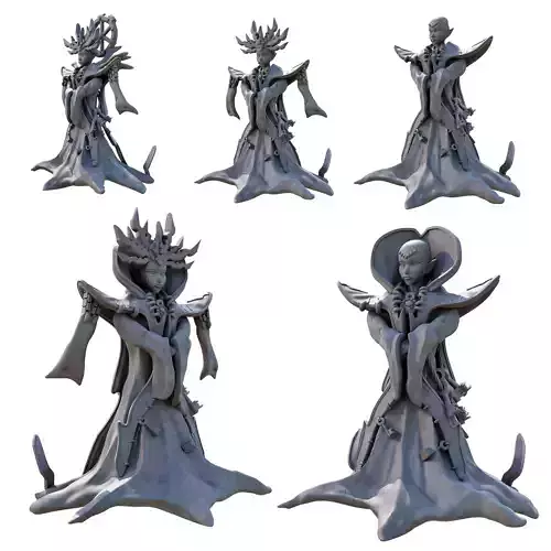 dnd The lady Of Pain Fantasy TTRPG Miniature 3D print model