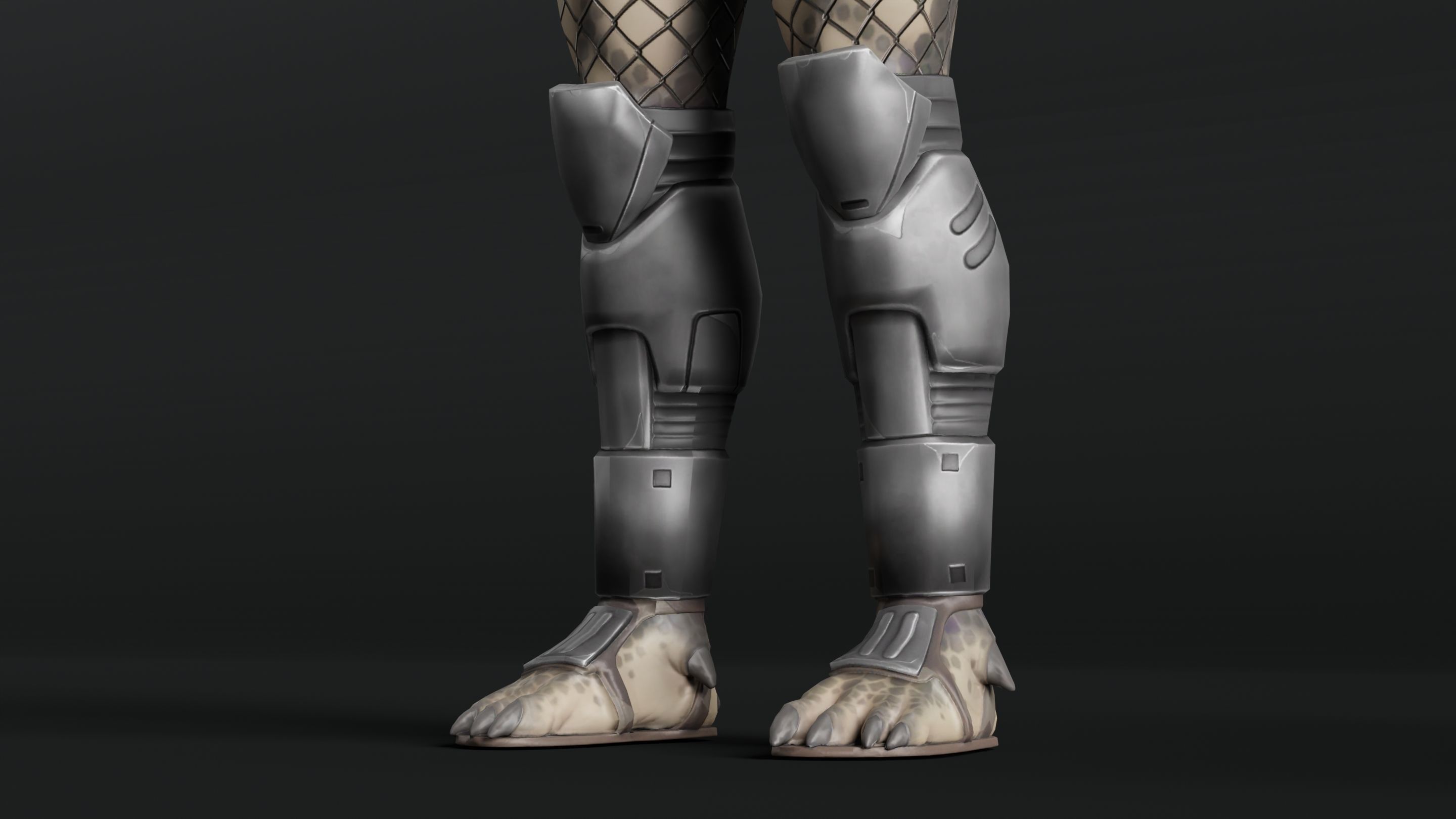 Predator RIGGED3D Character Model Low-poly 3D model_5