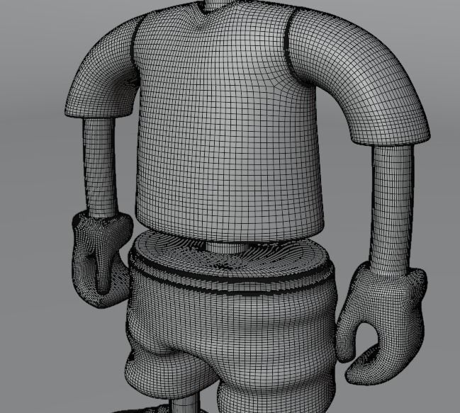 Sonic cartoon character wearing headphones Free 3D model_5