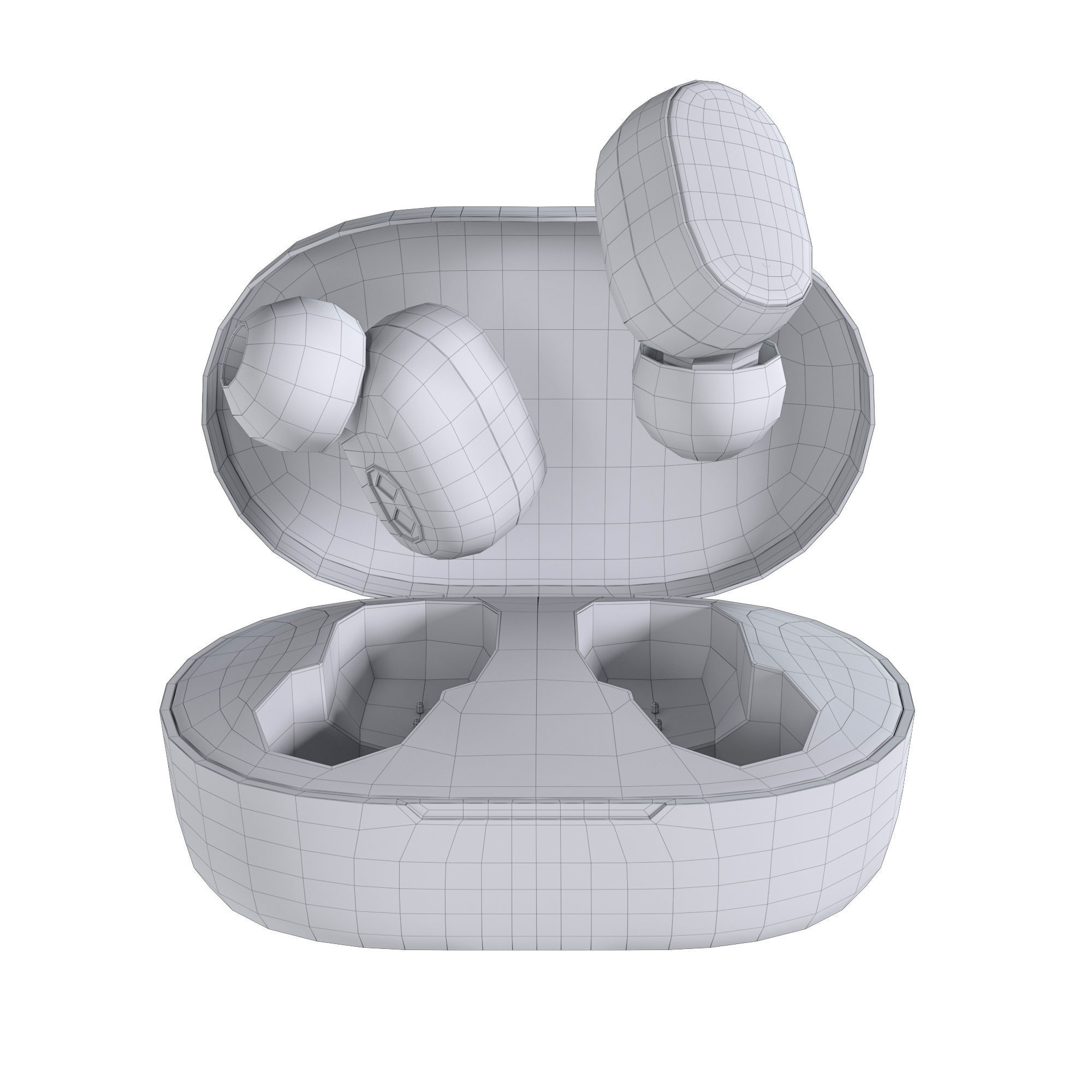Redmi airdots 3D model_4
