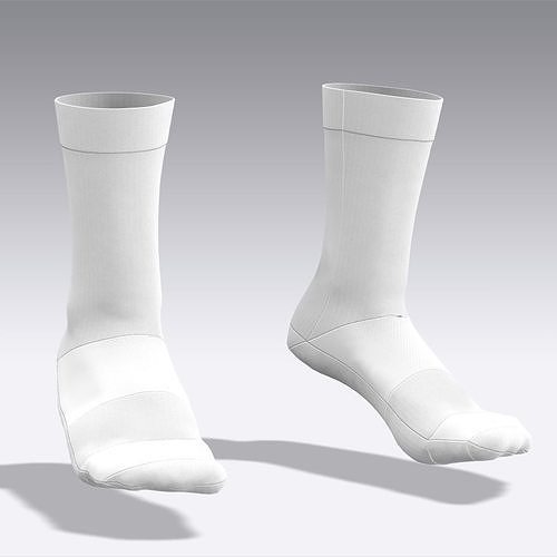 socks pair of 3D model