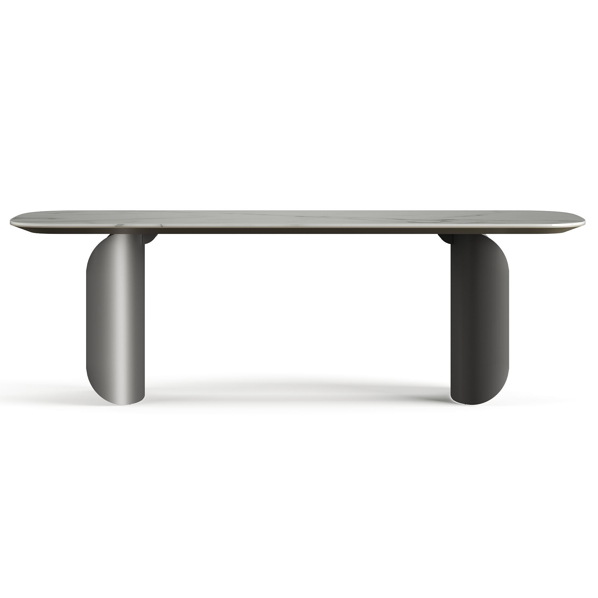 Miniforms Barry Rectangle Dinner Table Low-poly 3D model_6
