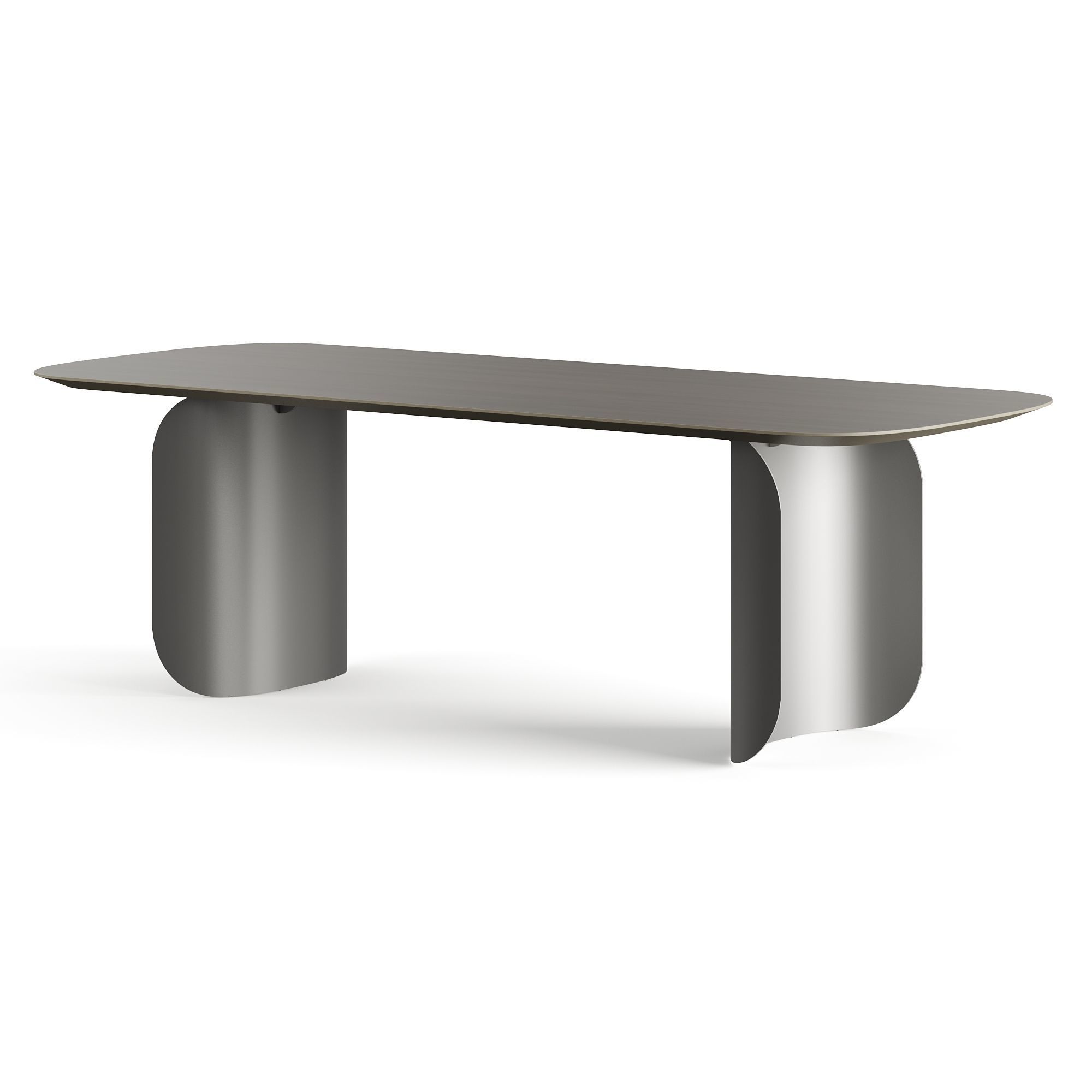 Miniforms Barry Rectangle Dinner Table Low-poly 3D model_4