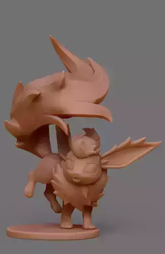 Flareon Pokemon Print model