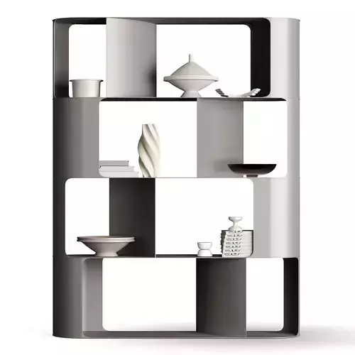 Cattelan Italia Fulham BookCase By Ono Design Low-poly 3D model
