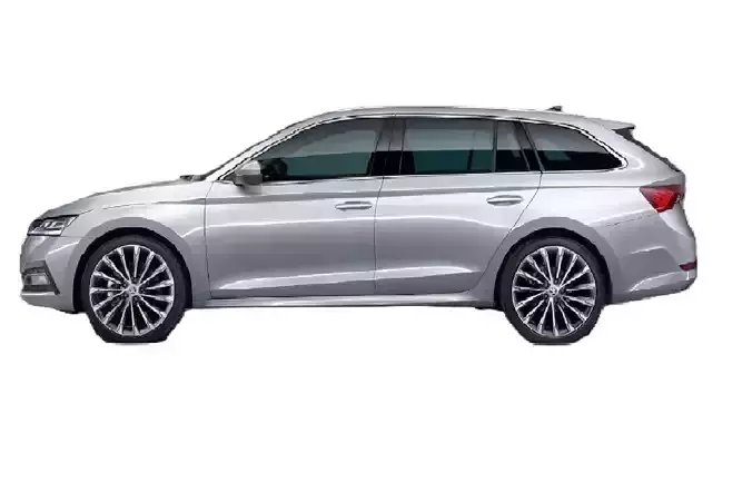 Low Poly Skoda Octavia Combi 2013 Game-Ready  Low-poly 3D model