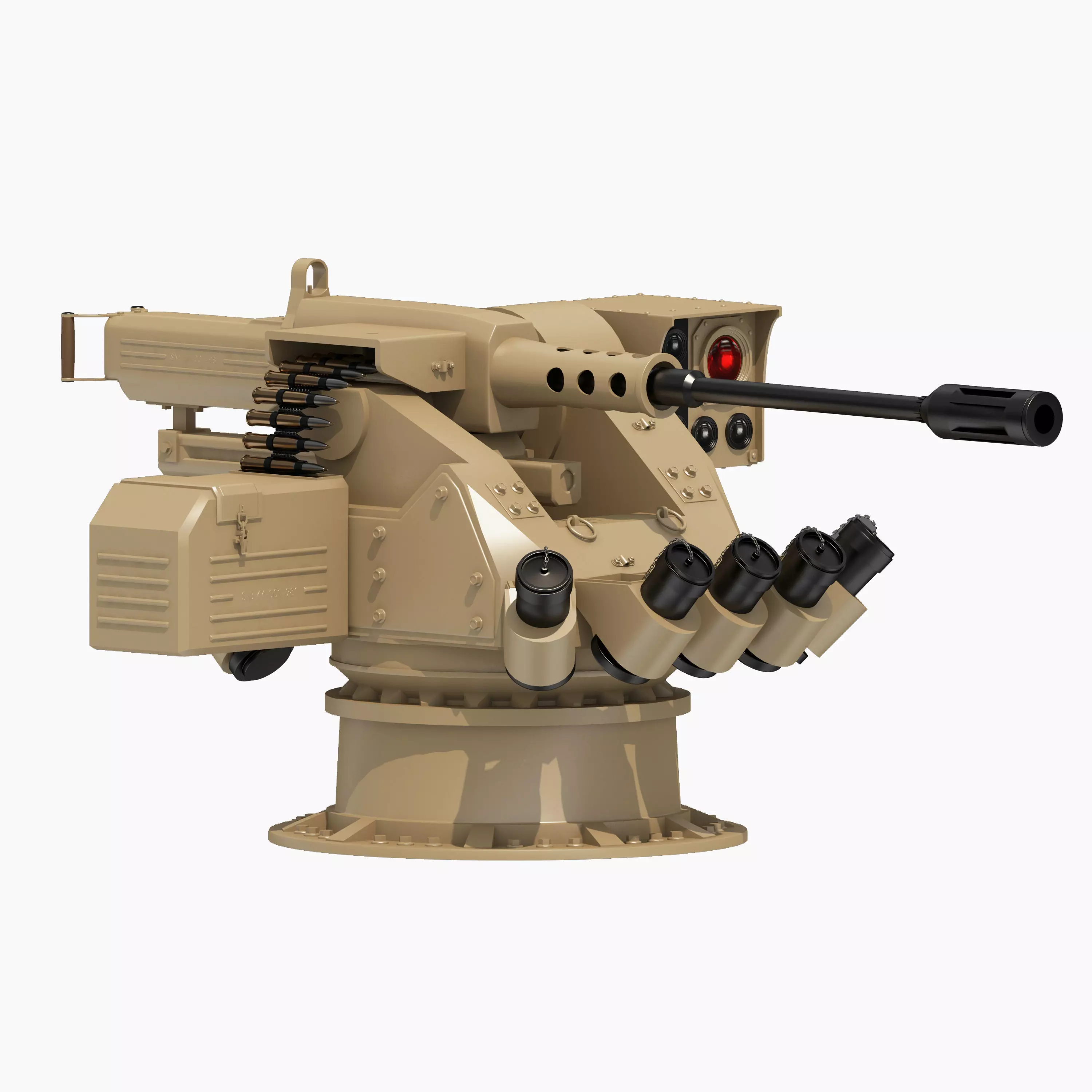 Machinegun machine gun 3D model_0