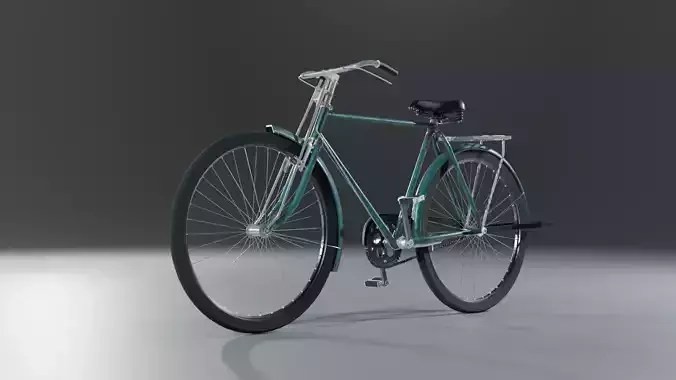 Bicycle 3d model vintage