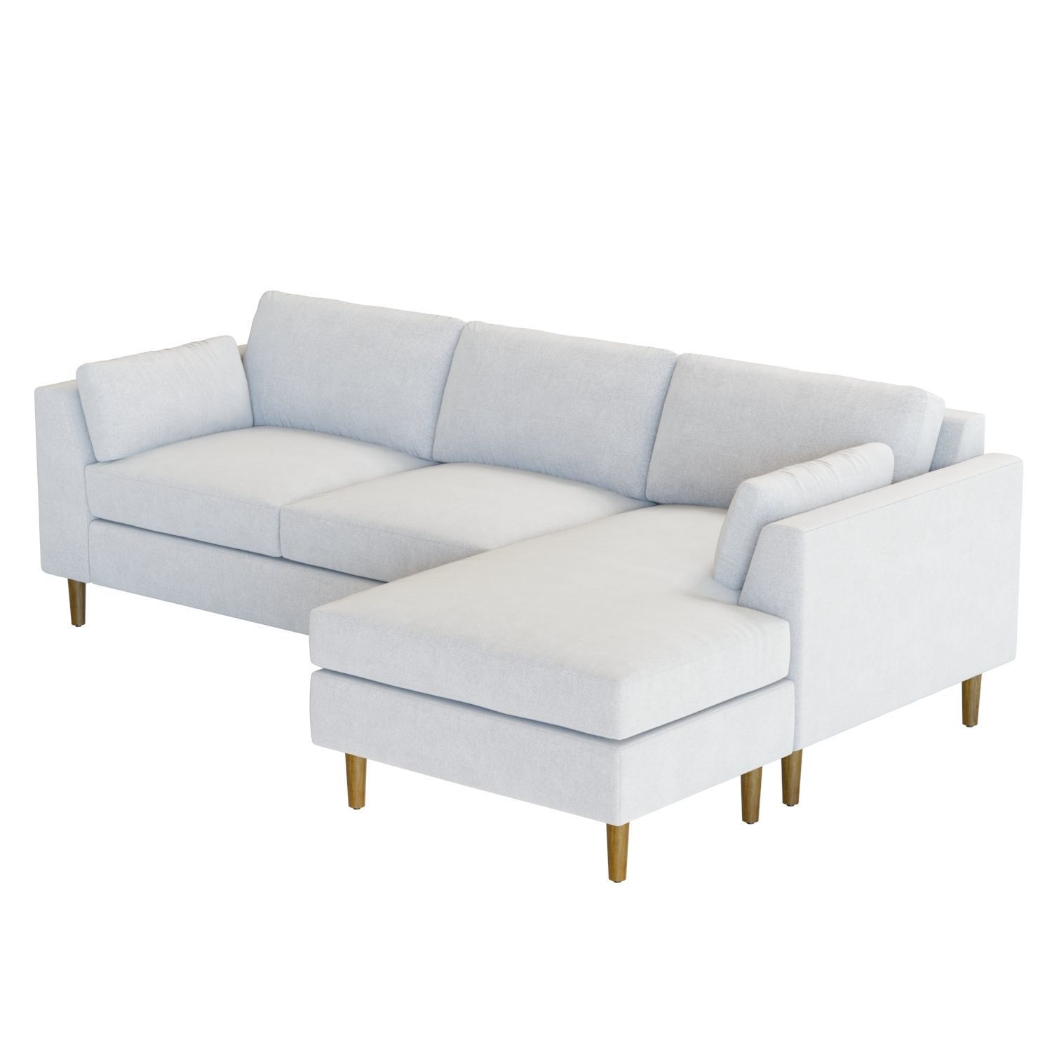 Crate and Barrel Avondale 3-Seat Lounger 3D model_5