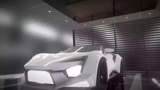 Lykan Veloses Car Free low-poly 3D model